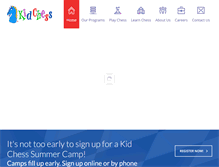 Tablet Screenshot of kidchess.com